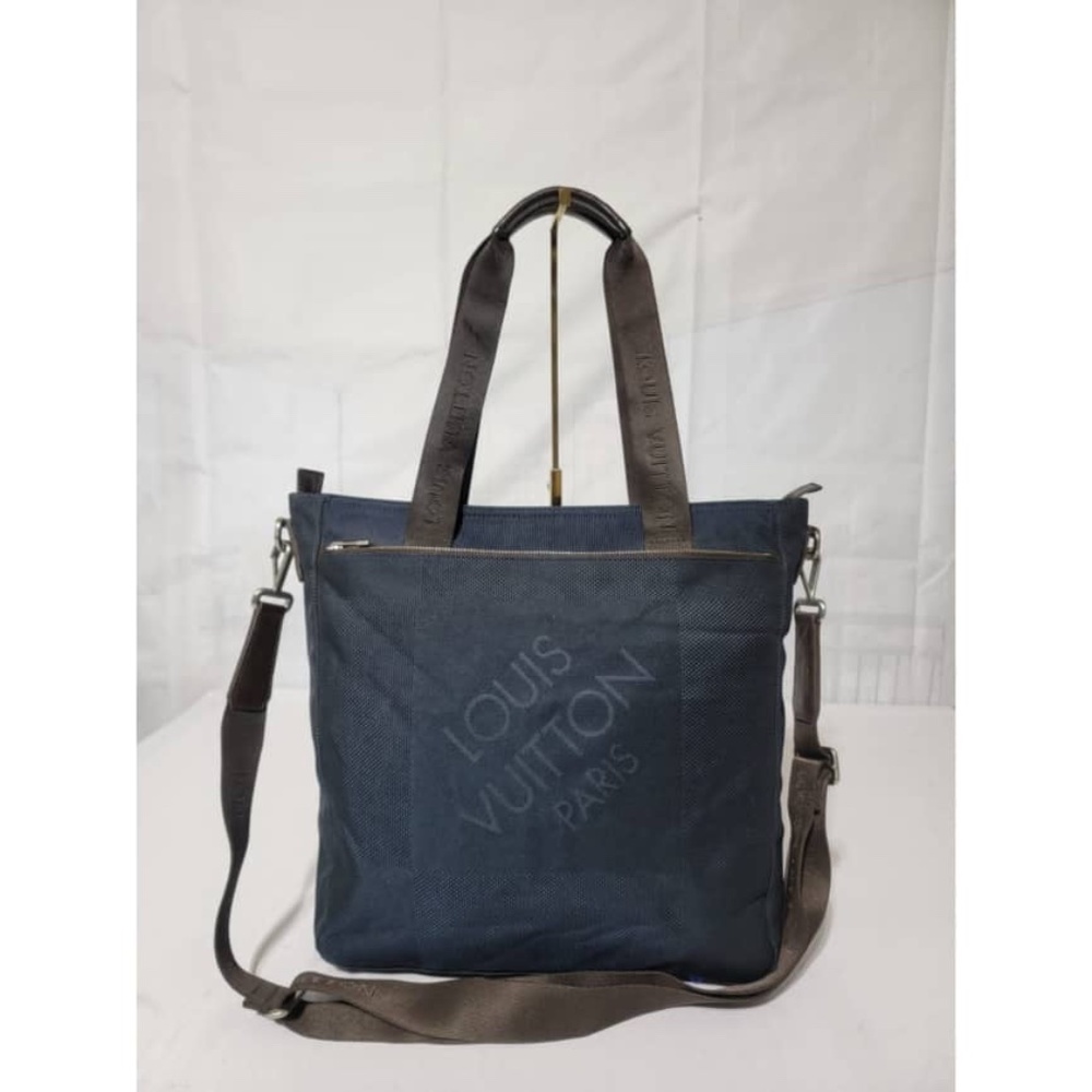 Authentic LOUIS VUITTON Damier Geant John Gruer 2WAY/Crossbody Shoulder … - Picture 4 of 13